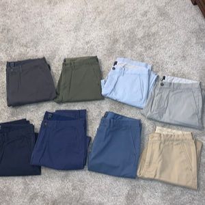 Lot of 8 JCrew Sutton Pants size 34 x 32